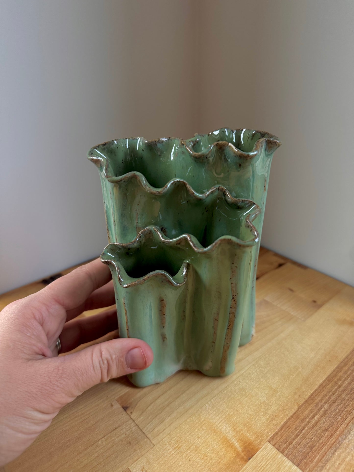 Wavy Ribbon Vase #3