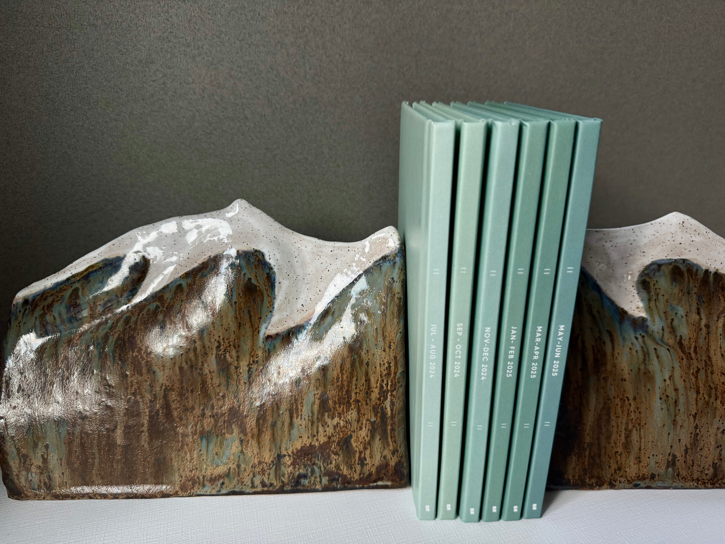 Mountain Bookends — Set of Two