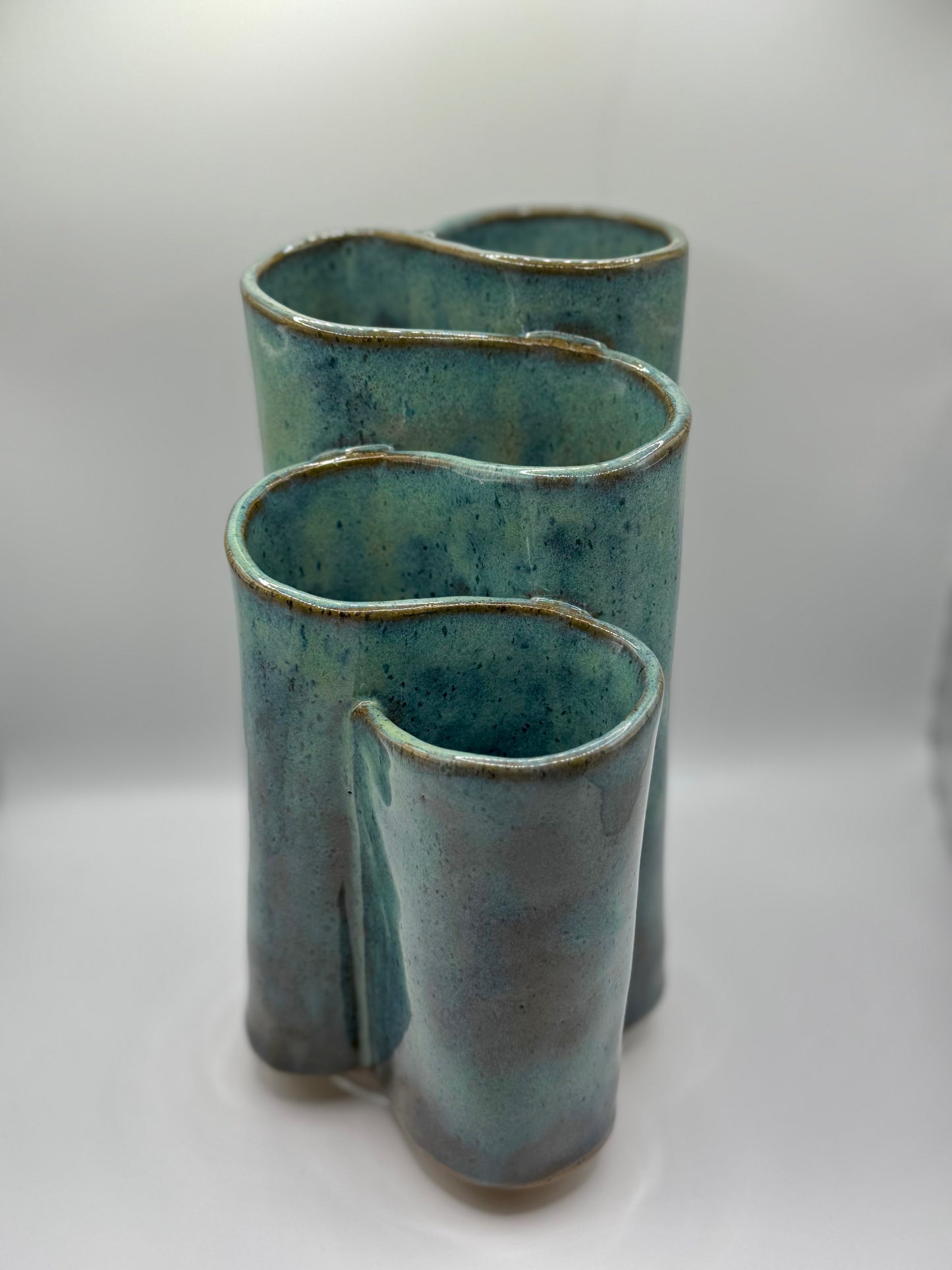 Ribbon Vase (Large, 5-Chamber Statement Piece)