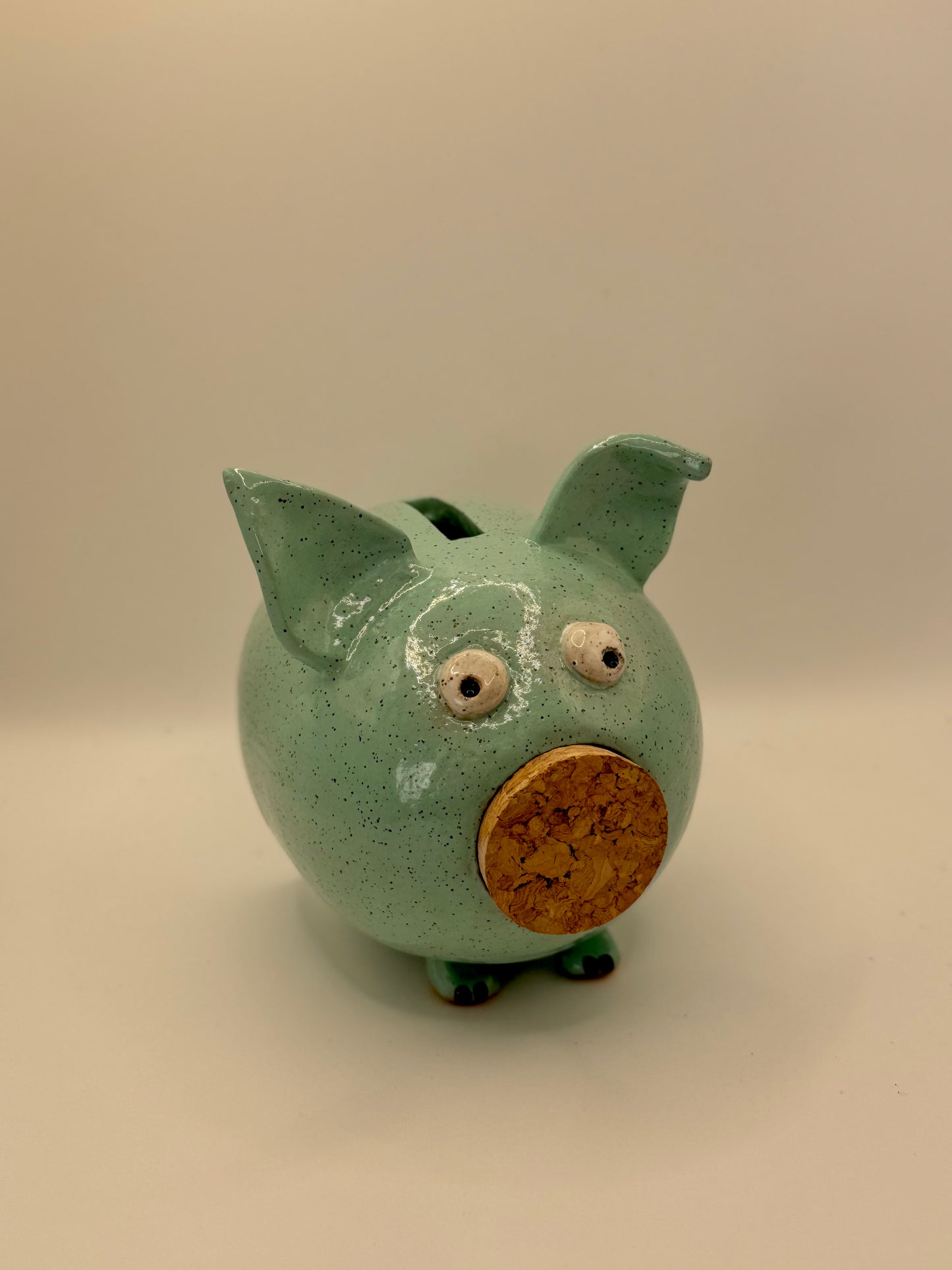 Handmade Ceramic Piggy Bank