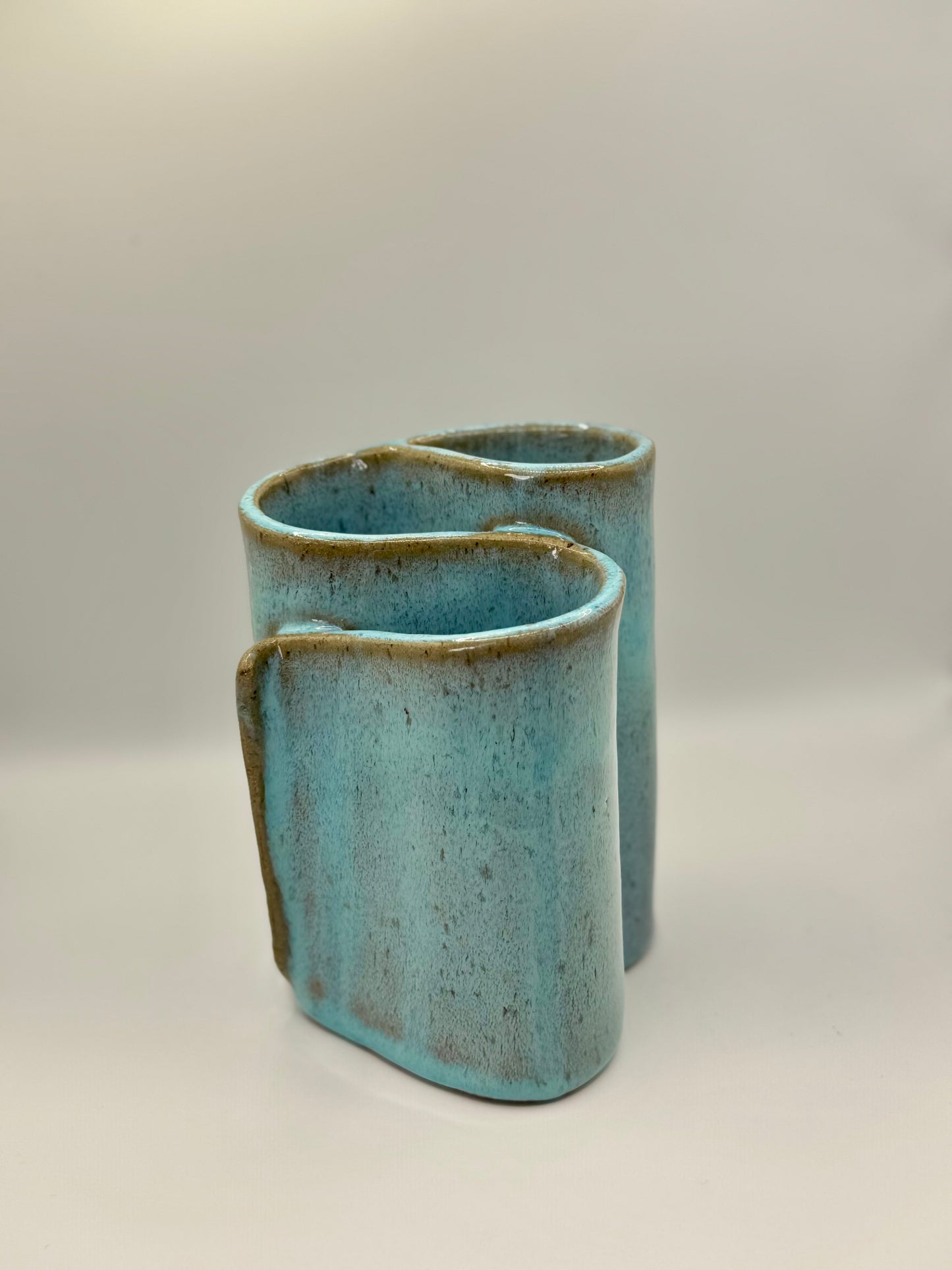 Ribbon Vase (Small, Versatile Sculptural Form)